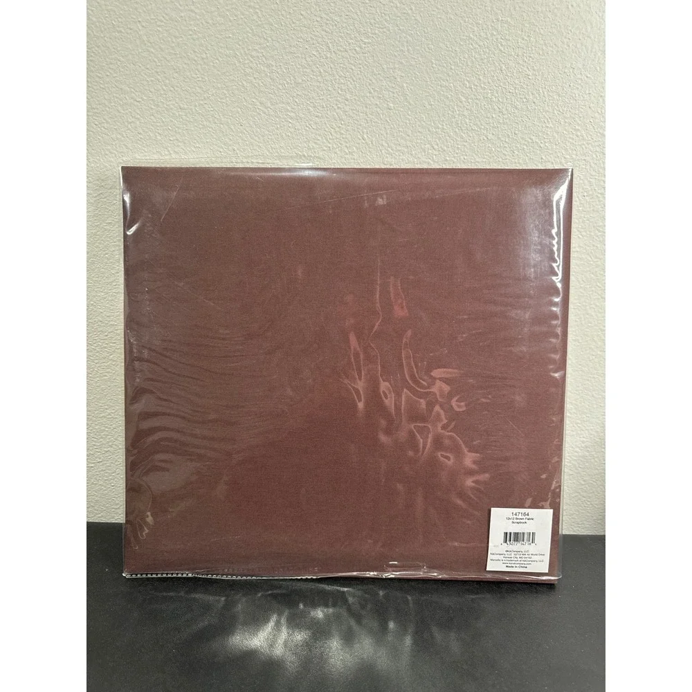 K & Company Marcella by K Brown Fabric 12x12 Scrapbook Album 20 Pages 147164
